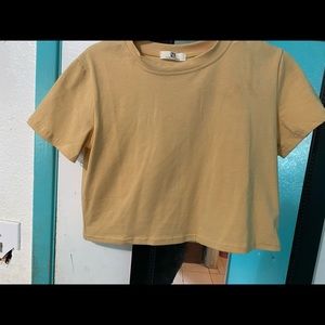 Yellow Crop Top 🟡